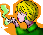 personaggio che fuma